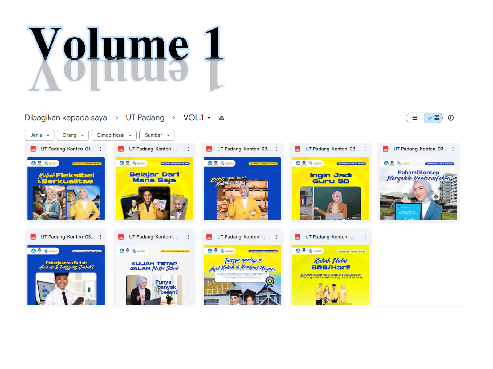 Pengembangan Desain Konten Flyer Digital Promosi UT Padang