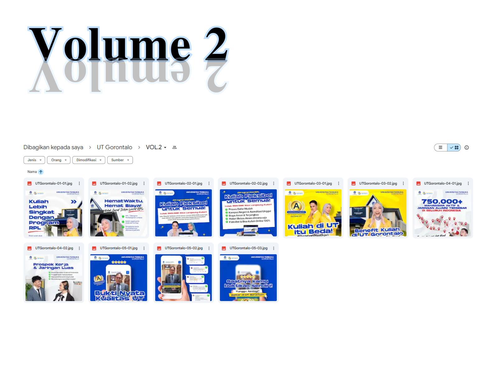 Pengembangan Konten Flyer Digital Promosi UT Gorontalo