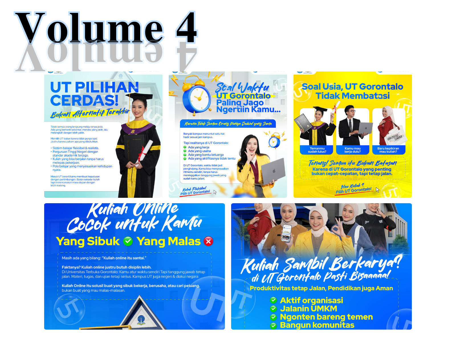 Pengembangan Konten Flyer Digital Promosi UT Gorontalo