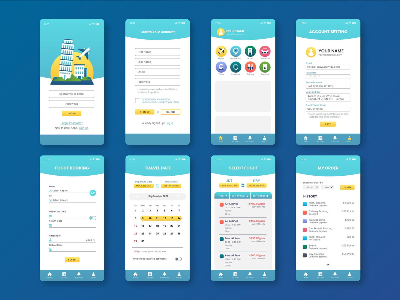 UI/UX App Design